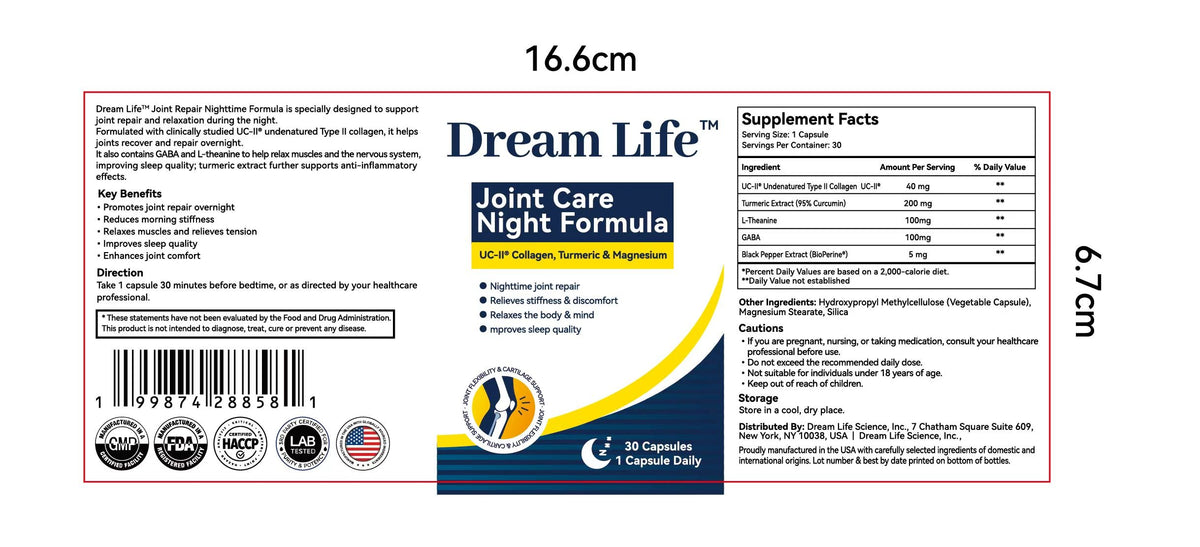 Dream Life Joint Care Night Formula